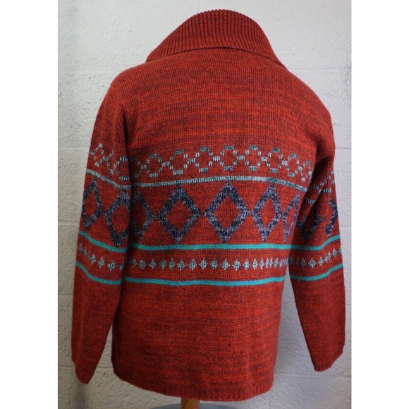 Rare Vintage Orlon Campus Sweater Cardigan Size Medium Virigin Acrylic - Picture 5 of 8